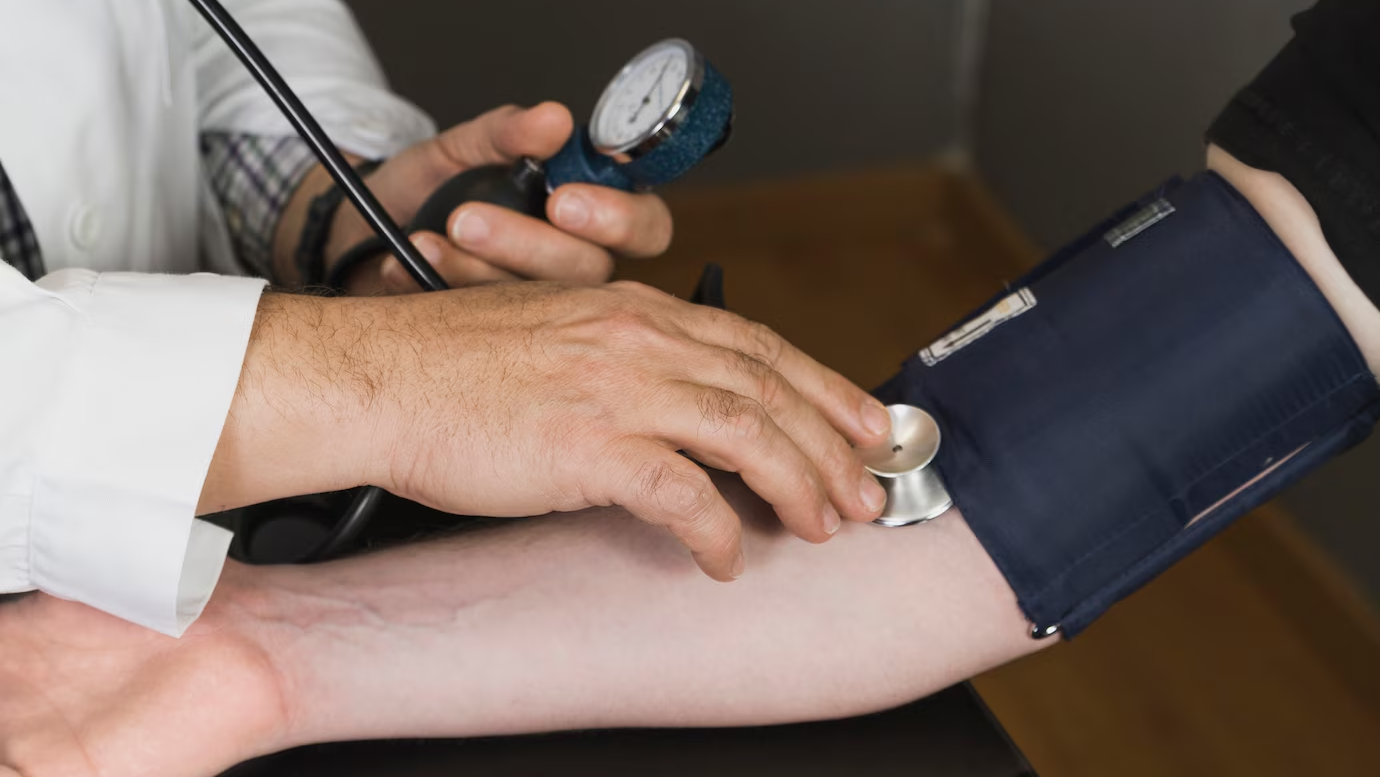 Doctor Checking Blood-pressure